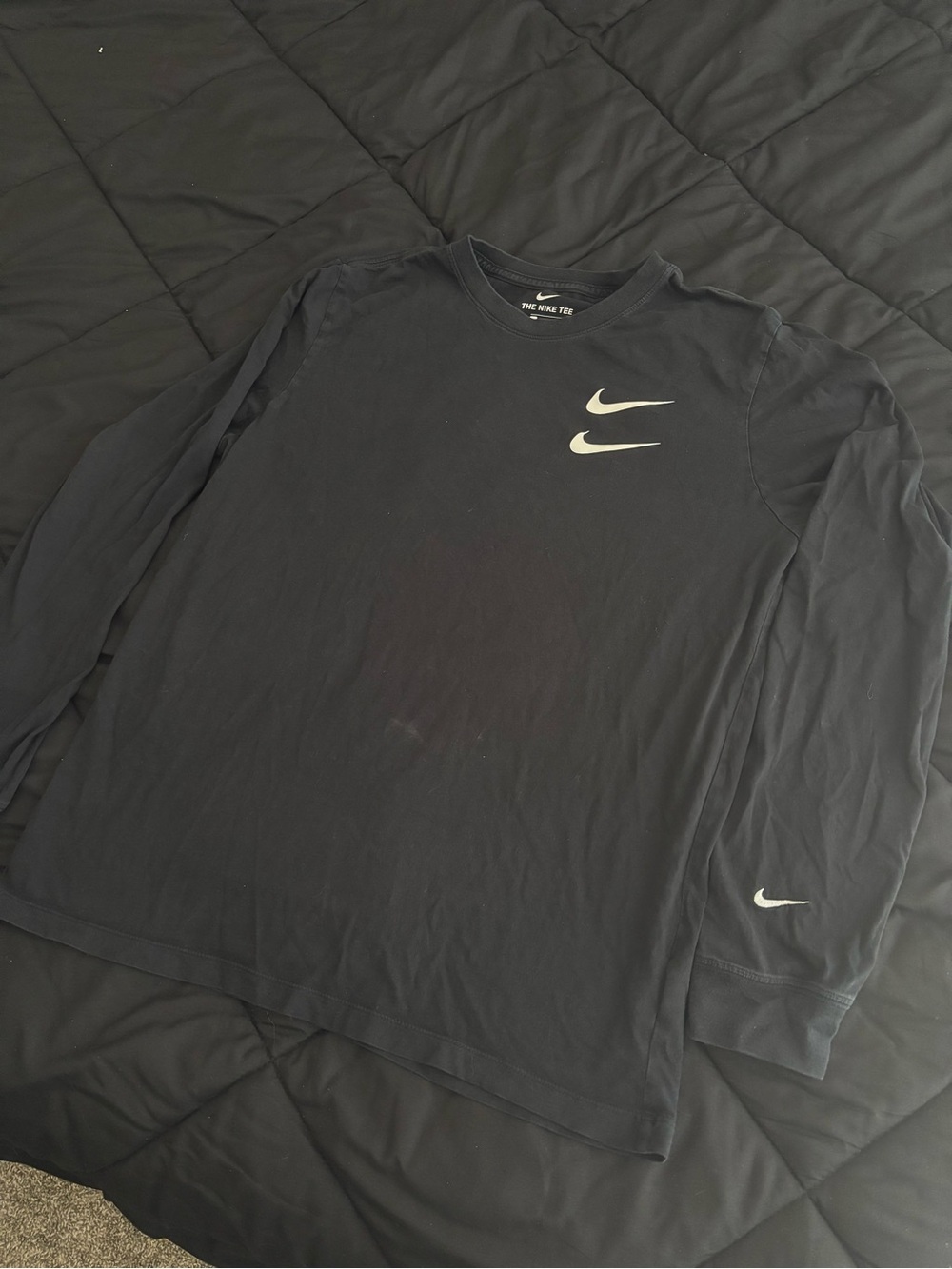 Rare Vintage Nike Int’l Double Swoosh Goddess of Victory LS Shirt | Men’s L